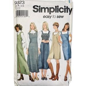 Simplicity 9323 Sewing Pattern Easy to Sew Misses' Jumper Size 8-18 Uncut